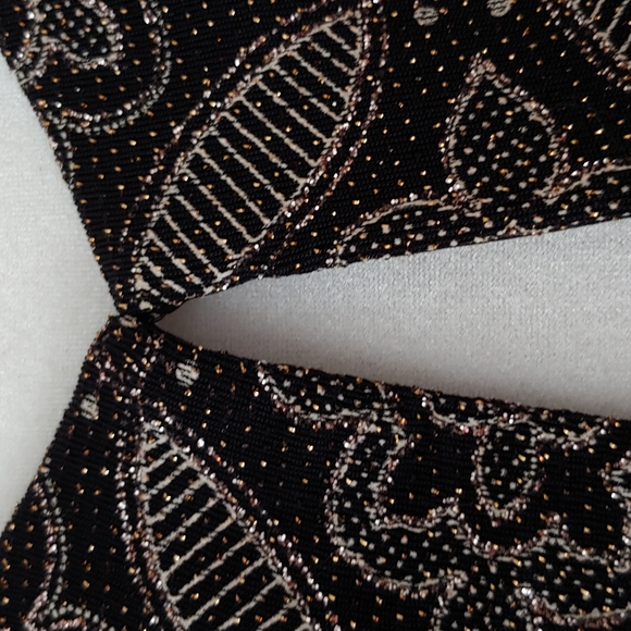 NEW! Alex Evenings Black Artisan Sparkle Lightweight Evening Jacket. Medium. - Picture 12 of 13